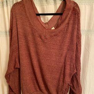 Free people waffle top